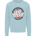 Professional Sudoku Solver Funny Mens Sweatshirt Jumper Light Blue