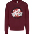 Professional Sudoku Solver Funny Mens Sweatshirt Jumper Maroon