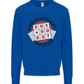 Professional Sudoku Solver Funny Mens Sweatshirt Jumper Royal Blue