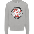Professional Sudoku Solver Funny Mens Sweatshirt Jumper Sports Grey