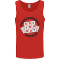 Professional Sudoku Solver Funny Mens Vest Tank Top Red