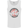 Professional Sudoku Solver Funny Mens Vest Tank Top White