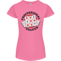 Professional Sudoku Solver Funny Womens Petite Cut T-Shirt Azalea