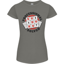 Professional Sudoku Solver Funny Womens Petite Cut T-Shirt Charcoal