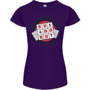 Professional Sudoku Solver Funny Womens Petite Cut T-Shirt Purple
