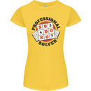 Professional Sudoku Solver Funny Womens Petite Cut T-Shirt Yellow