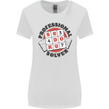 Professional Sudoku Solver Funny Womens Wider Cut T-Shirt White