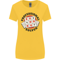 Professional Sudoku Solver Funny Womens Wider Cut T-Shirt Yellow