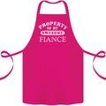 Property of My Awesome Fiance Cotton Apron 100% Organic Pink