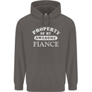 Property of My Awesome Fiance Mens 80% Cotton Hoodie Charcoal