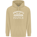 Property of My Awesome Fiance Mens 80% Cotton Hoodie Sand