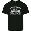 Property of My Awesome Fiance Mens Cotton T-Shirt Tee Top Black