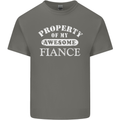 Property of My Awesome Fiance Mens Cotton T-Shirt Tee Top Charcoal