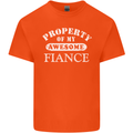 Property of My Awesome Fiance Mens Cotton T-Shirt Tee Top Orange