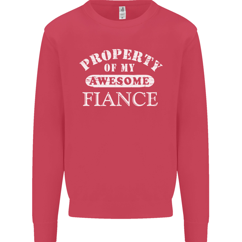 Property of My Awesome Fiance Mens Sweatshirt Jumper Heliconia