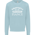 Property of My Awesome Fiance Mens Sweatshirt Jumper Light Blue
