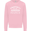 Property of My Awesome Fiance Mens Sweatshirt Jumper Light Pink