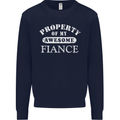 Property of My Awesome Fiance Mens Sweatshirt Jumper Navy Blue