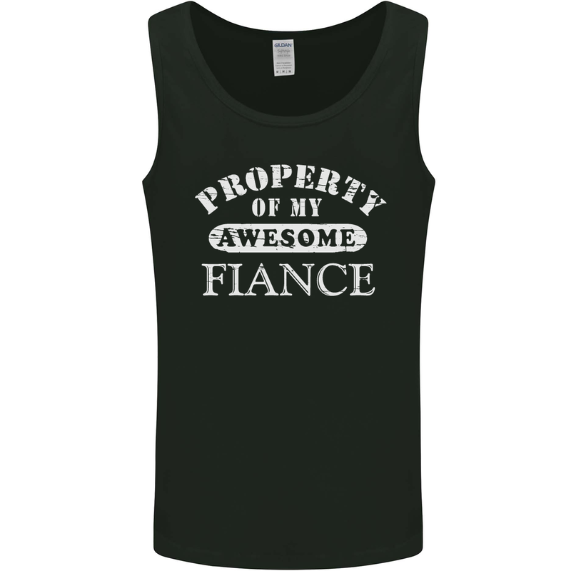 Property of My Awesome Fiance Mens Vest Tank Top Black