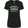 Property of My Awesome Fiance Womens Wider Cut T-Shirt Black