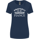 Property of My Awesome Fiance Womens Wider Cut T-Shirt Navy Blue