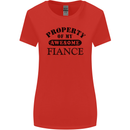 Property of My Awesome Fiance Womens Wider Cut T-Shirt Red