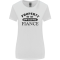 Property of My Awesome Fiance Womens Wider Cut T-Shirt White