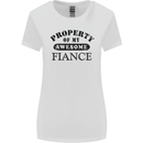 Property of My Awesome Fiance Womens Wider Cut T-Shirt White