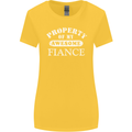 Property of My Awesome Fiance Womens Wider Cut T-Shirt Yellow