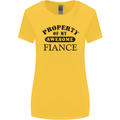 Property of My Awesome Fiance Womens Wider Cut T-Shirt Yellow