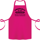 Property of My Awesome Girlfriend Funny Cotton Apron 100% Organic Pink