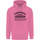 Property of My Awesome Girlfriend Funny Mens 80% Cotton Hoodie Azelea