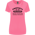 Property of My Awesome Girlfriend Funny Womens Wider Cut T-Shirt Azalea