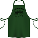 Property of My Awesome Wife Valentine's Day Cotton Apron 100% Organic Forest Green