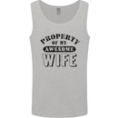 Property of My Awesome Wife Valentine's Day Mens Vest Tank Top Sports Grey