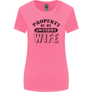Property of My Awesome Wife Valentine's Day Womens Wider Cut T-Shirt Azalea