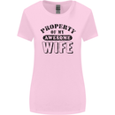 Property of My Awesome Wife Valentine's Day Womens Wider Cut T-Shirt Light Pink