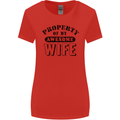 Property of My Awesome Wife Valentine's Day Womens Wider Cut T-Shirt Red