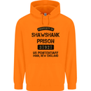 Property of Shawshank Prison Movie 90's Childrens Kids Hoodie Orange