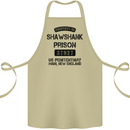 Property of Shawshank Prison Movie 90's Cotton Apron 100% Organic Khaki