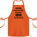 Property of Shawshank Prison Movie 90's Cotton Apron 100% Organic Orange