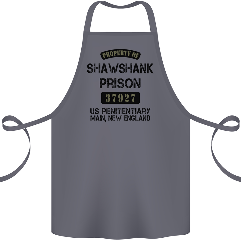 Property of Shawshank Prison Movie 90's Cotton Apron 100% Organic Steel