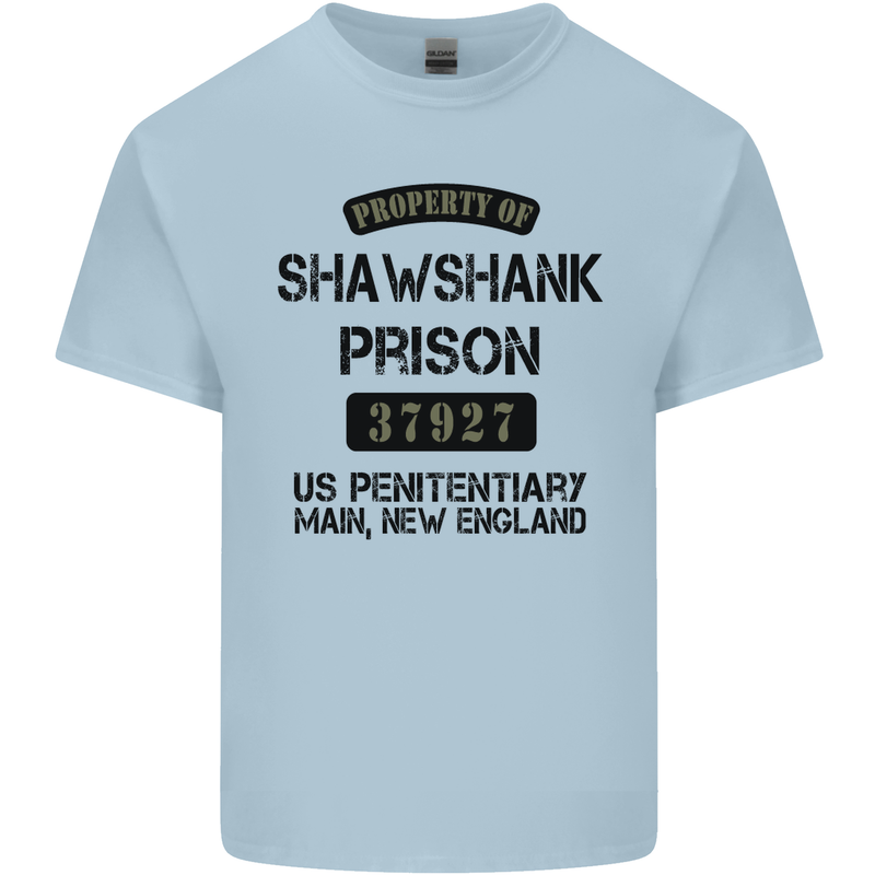 Property of Shawshank Prison Movie 90's Kids T-Shirt Childrens Light Blue