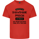 Property of Shawshank Prison Movie 90's Kids T-Shirt Childrens Red
