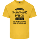 Property of Shawshank Prison Movie 90's Kids T-Shirt Childrens Yellow