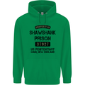 Property of Shawshank Prison Movie 90's Mens 80% Cotton Hoodie Irish Green