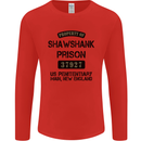 Property of Shawshank Prison Movie 90's Mens Long Sleeve T-Shirt Red