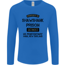 Property of Shawshank Prison Movie 90's Mens Long Sleeve T-Shirt Royal Blue