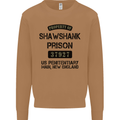 Property of Shawshank Prison Movie 90's Mens Sweatshirt Jumper Caramel Latte