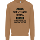 Property of Shawshank Prison Movie 90's Mens Sweatshirt Jumper Caramel Latte
